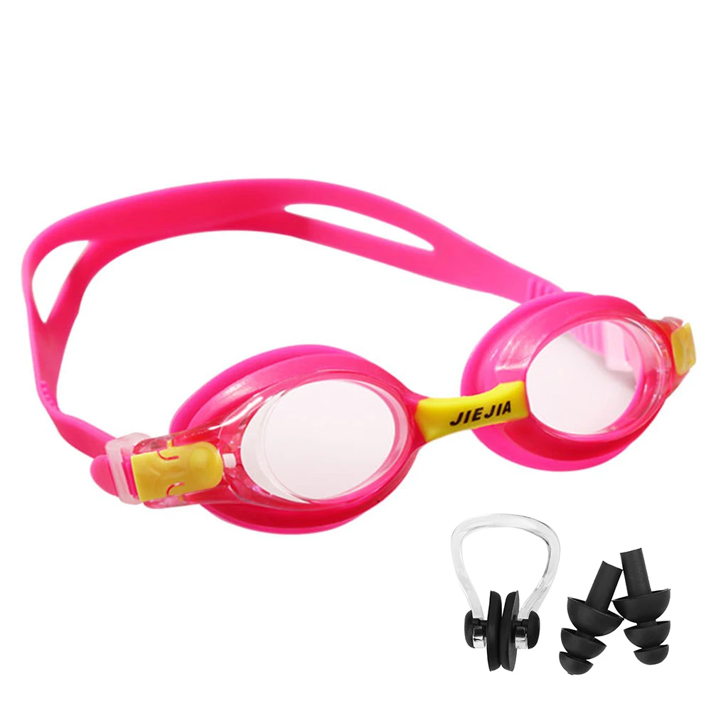 2 Pcs Kids Goggles Anti-Fog Professional Waterproof Silicone Swim Eyewear Anti-Uv Swimming Goggles For Age 3-10 Years
