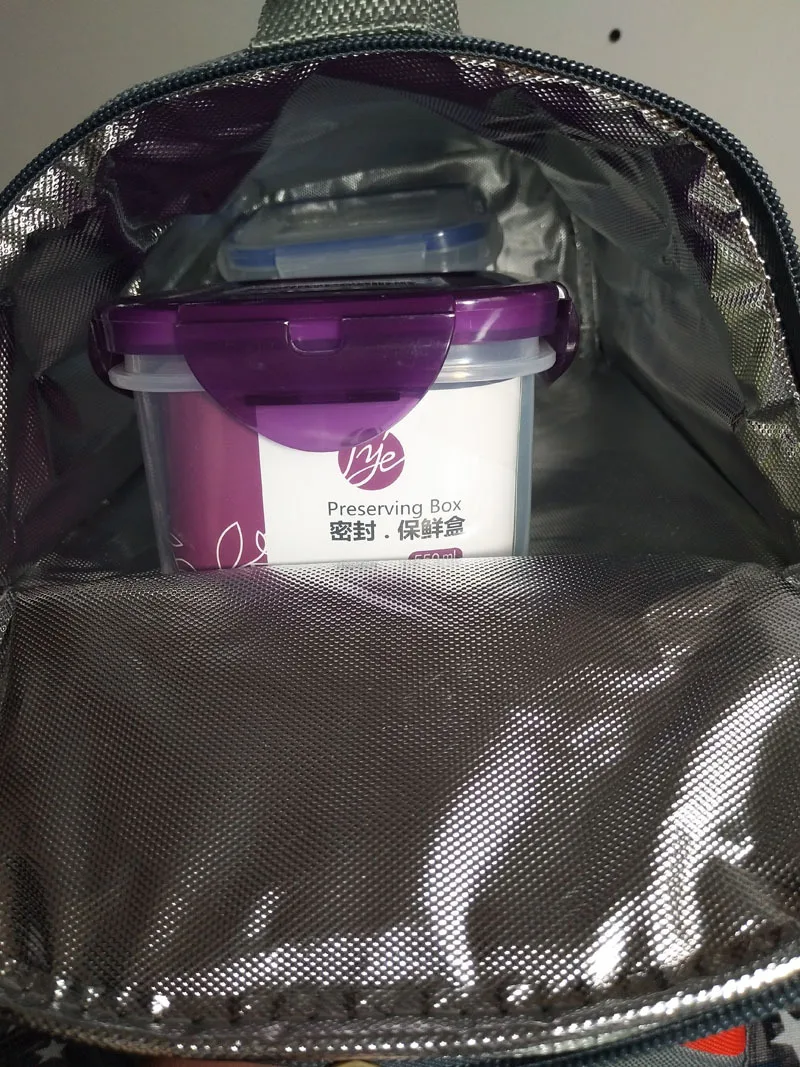Двухслойная сумка для пикника ткань Оксфорд Портативная Герметичная сумка-холодильник коробка для пикника еда, молоко фрукты свежая теплоизолированная сумка сумочка