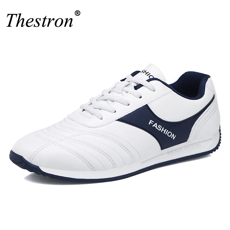 

Men's Running Shoes Hot Sell All Year Round New Men Shoes sports Shoes Male Flats Shoes Men Lacing Flats PU Plus Size 6.5-10