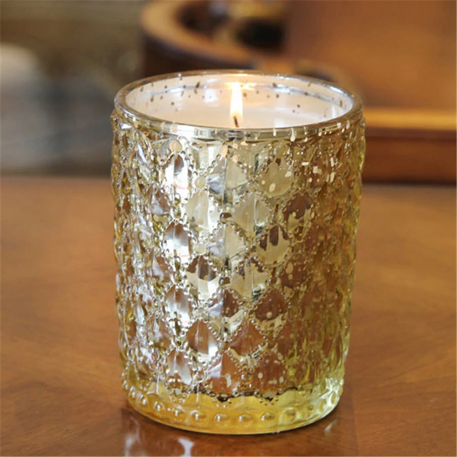 Aromatherapy Essential Oil Glass Candle Cup Accessories Bougies Anniversaire Decorative Candles