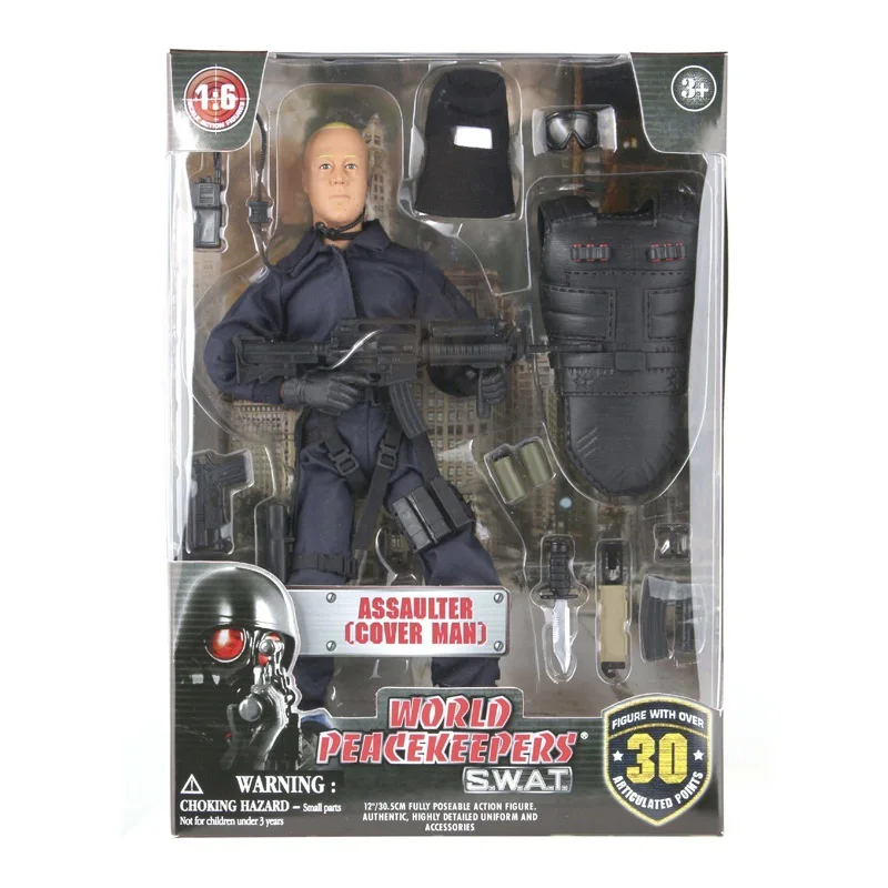 

1/6 World Peacekeepers soldier action figures SWAT Military model toy anime figure kids toys for children