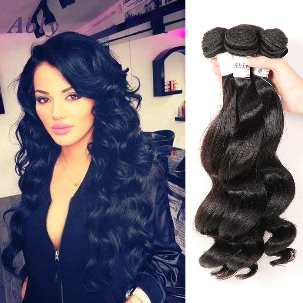 

Ably Loose Deep Wave Virgin Hair Peruvian Hair Bundles 4 Bundles Puruvian Hair Bundles Loose Wave