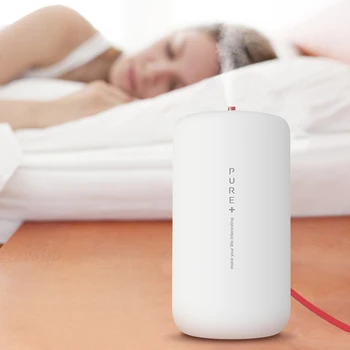 

New Hight Quality Air Humidifier Household Air Freshener Diffuser Mini USB Mist Maker with Led Night Light for Car Office 400ml