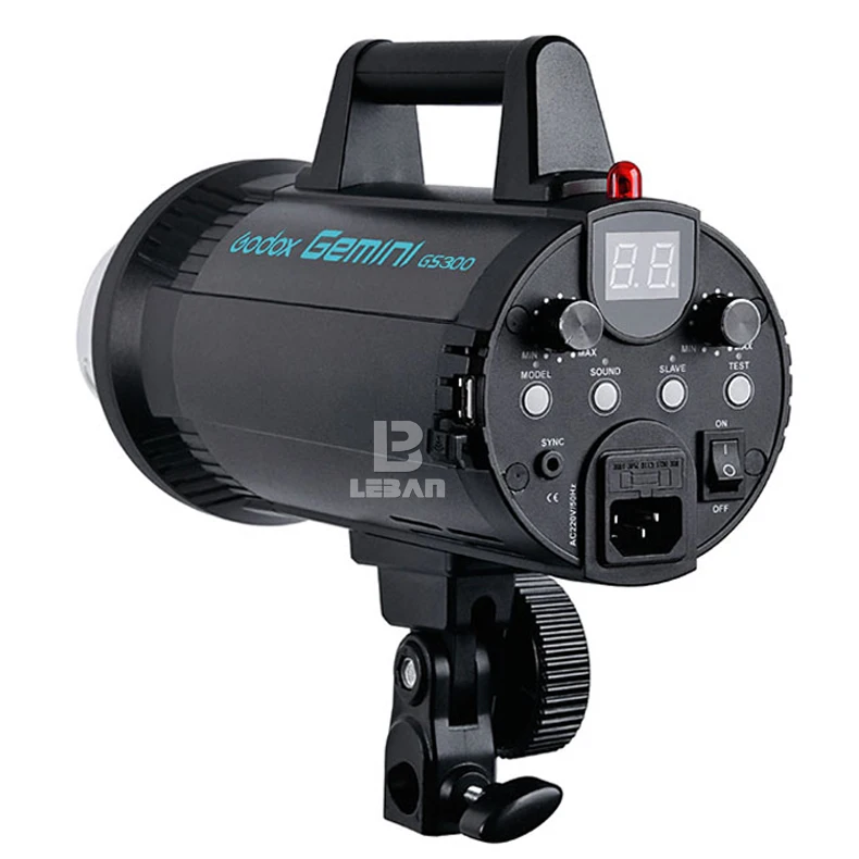 Godox GS300 300WS Pro Studio Strobe Вспышка света лампы Глава 220 В 110 В фотографии освещения фотовспышкой