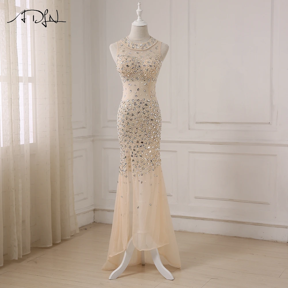 see through evening wear