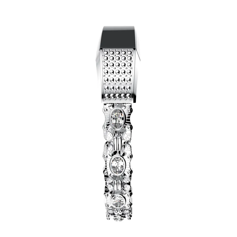 Нержавеющая сталь часы наручные ремешок для Fitbit Alta hr/Fitbit Alta для смарт-часы Прямая Mar 12