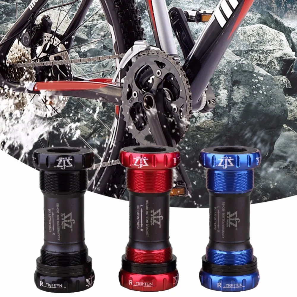 

Bottom Bracket 68/73mm Bicycle Axis MTB Road Cycling Bottom Bracket Waterproof CNC Aluminum Alloy BB Crank Set Axis Parts