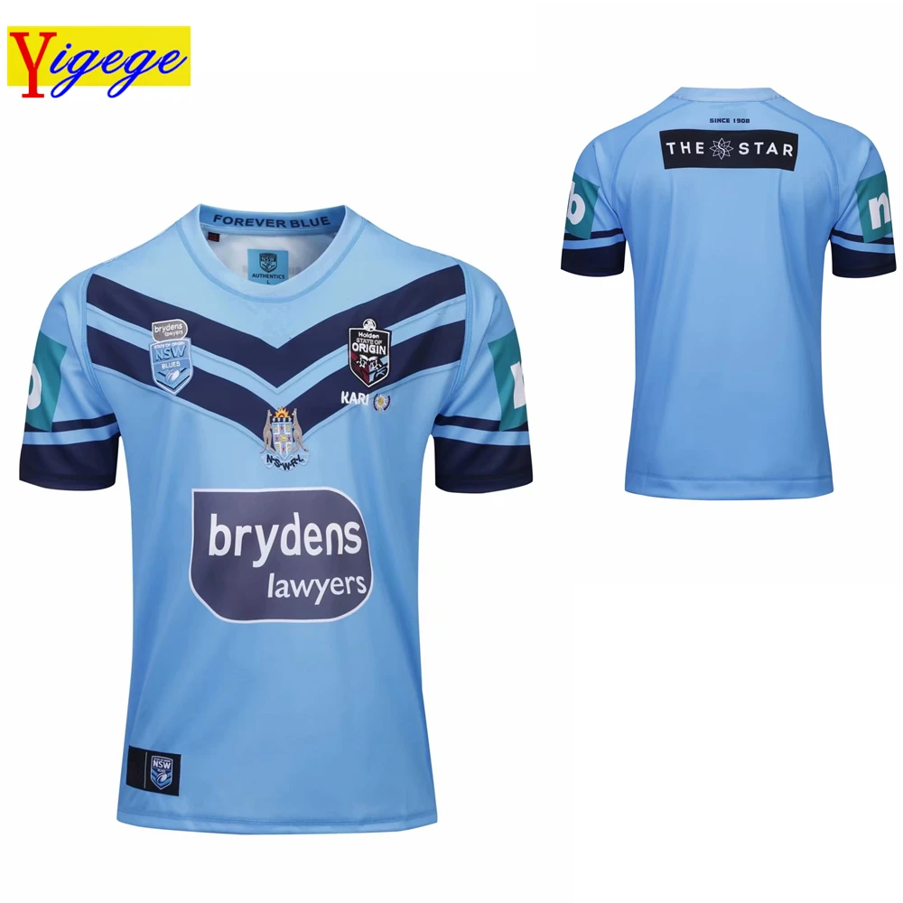 Yigege 2019 nsw البلوز المنزل الموالية جيرسي هولدن nswrl أصول قميص كرة قدم أمريكية مصنوع من الصوف نيو ساوث ويلز دوري الرجبي جيرسي Holton قميص s-5xl