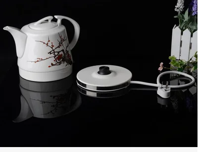 Модный дизайн много цветов керамический электрический чайник автоматический Электрочайник здоровья 1.2л скорость чайник 220 В - Цвет: Five
