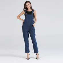 Женский джинсовый комбинезон женские весенние свободные джинсы Комбинезоны женские повседневные