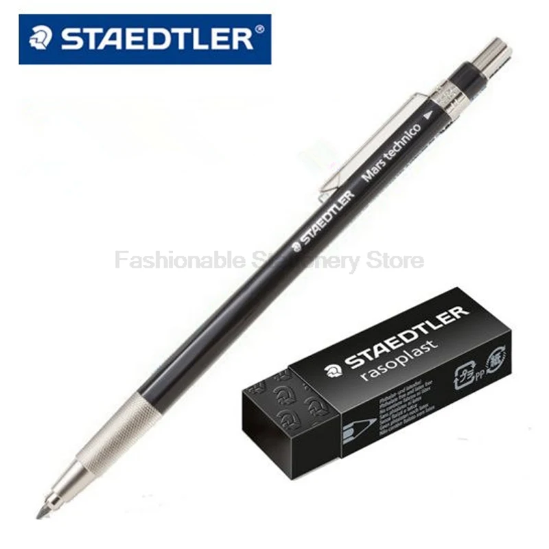 STAEDTLER 780 2,0 мм механические карандаши+ ластик набор карандашей для рисования школьные канцелярские принадлежности офисные принадлежности металлический механический стержень для карандаша