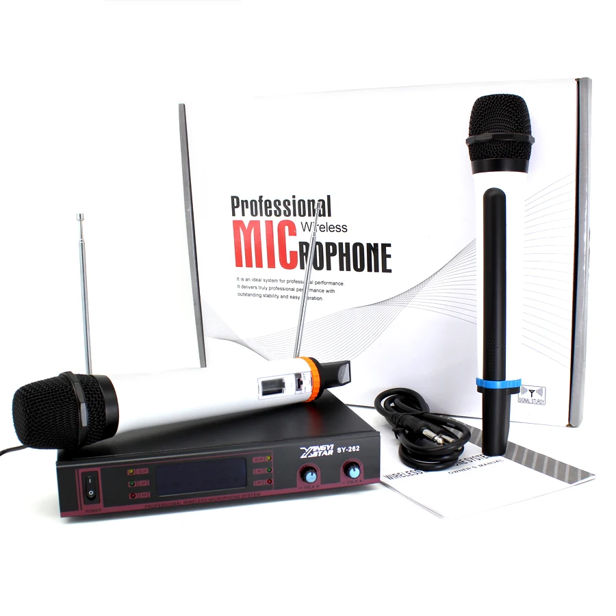 Buy Professional UHF Wireless Microphone System Dual