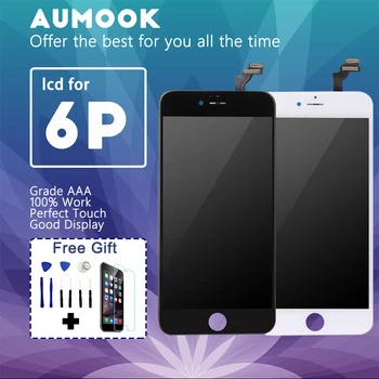 

10pieces AAA Quality No Dead Pixel for IPhone 6 Plus 6P LCD Display Touch Screen Digitizer Assembly Replacement Free shipping