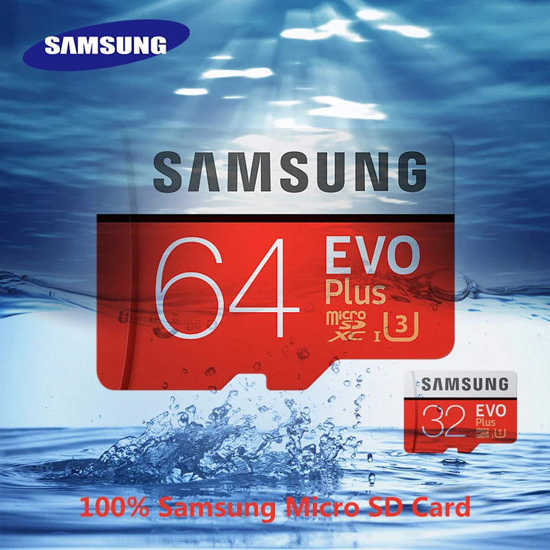 Карта памяти SAMSUNG Micro SD 128 ГБ 16 ГБ 32 ГБ 64 Гб 128 ГБ EVO SDHC SDXC Class 10 C10 TF карта Microsd UHS для цифровой