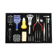 20Pcs Clock Watch Repair Tool Kit Case Opener Pins Link Watch Tools Wrench Remover Tweezers Watchmakers Screwdriver Set Tool
