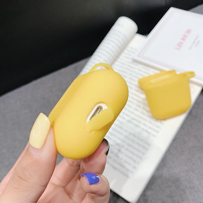 Silicone TPU Bluetooth Wireless Earphone Case Protective Cover Skin Accessories for Apple Airpods Charging Box with Hooks    4