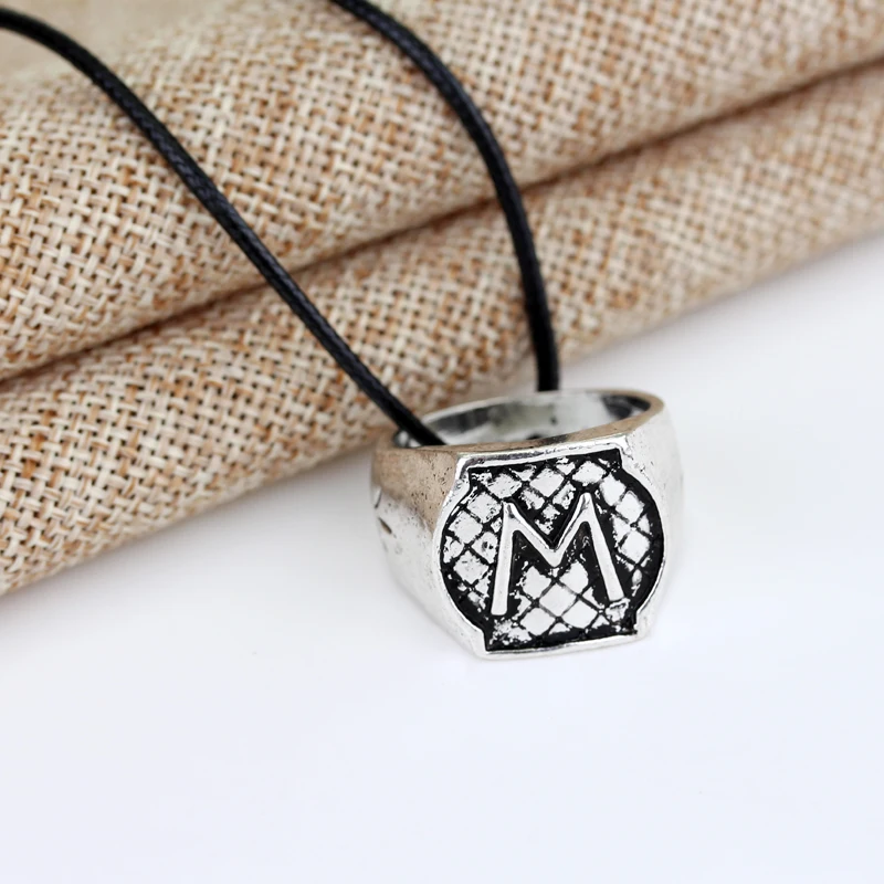 

dongsheng The Mortal Instruments City of Bones Necklace Vintage Morgenstern Family Shadowhunters Pendant Necklace-30