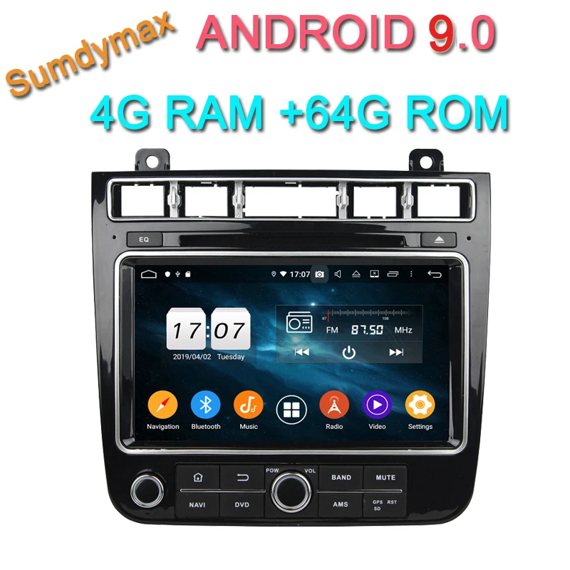 Perfect HD 1024*600 touch screen android 9.0 car audio player for Volkswagen Magotan 2015 with px5 octa core 4+64g gps navigation wifi 0