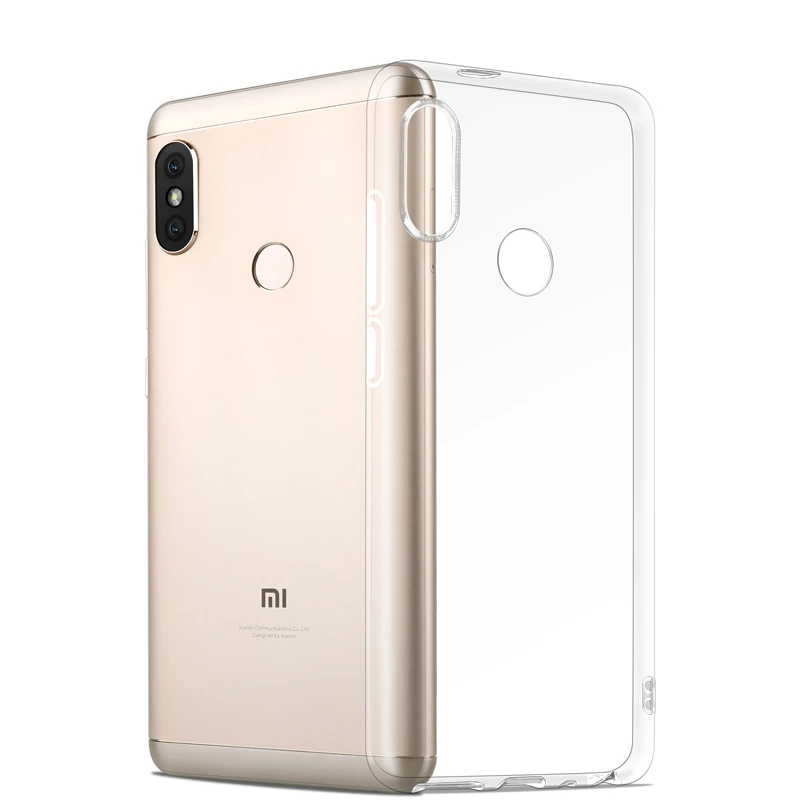 2 Pcs / Lot Clear case For Redmi note 5 Simple Soft transparent good quality cover redmi note5 TPU simple classic | Мобильные