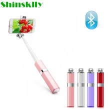 Мини Bluetooth селфи палка с кнопкой Проводная рукоятка-монопод универсальная для iPhone 6 Android samsung huawei Xiaomi SelfieStick