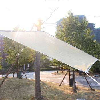 

2M Waterproof Shade Sail Anti-UV Sunshade Net Outdoor Garden Sunscreen Sunblock Shade Cloth Net Balcony Plant Cover Car Cover