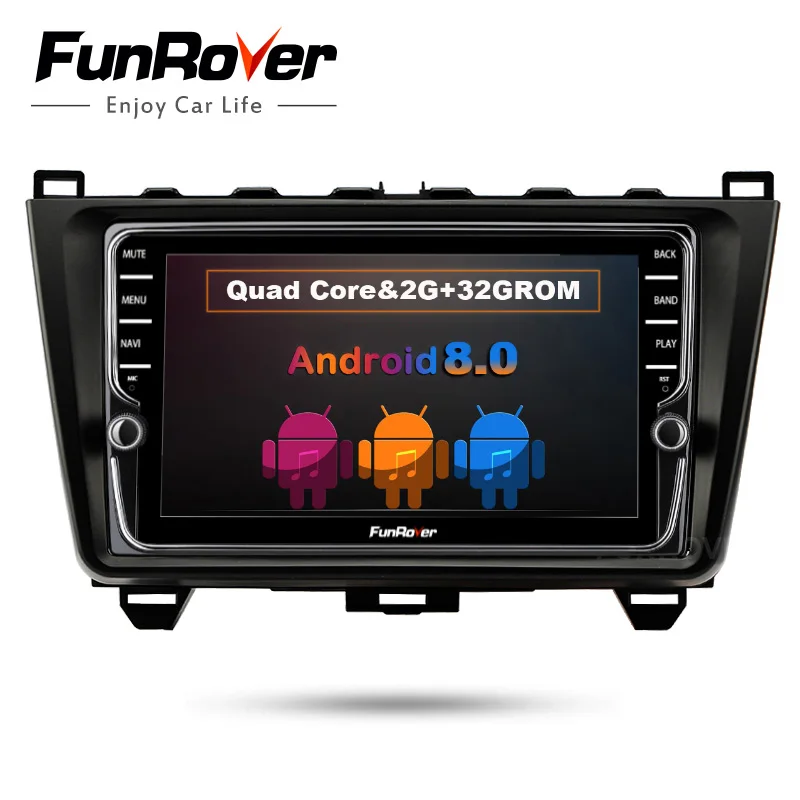 

Funrover IPS 8" Android 8.0 2 din car dvd player for MAZDA 6 2008-2015 mazda6 gps stereo radio recorder BT WIFI navi multimedia