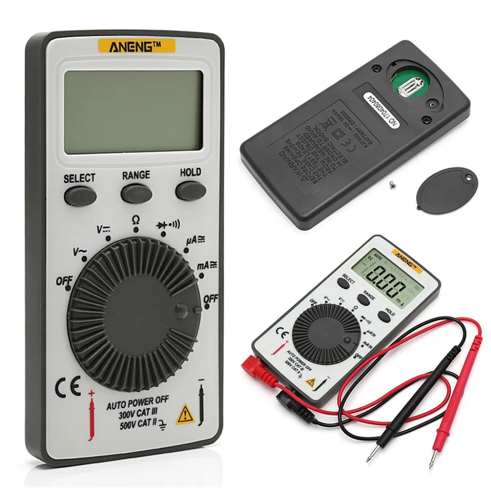 

AN101 Pocket Digital Multimeter Backlight AC/DC Automatic Portable Meter Test Tools