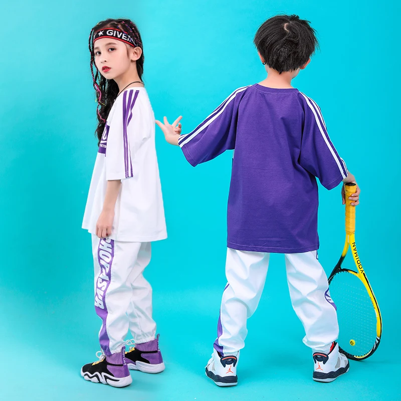  Clothes summer child Set 8 10 12 14 16 18 Years Hip Hop boys jazz dance costumes kids toddler boy Girl clothes 130 140 160 180 (16)