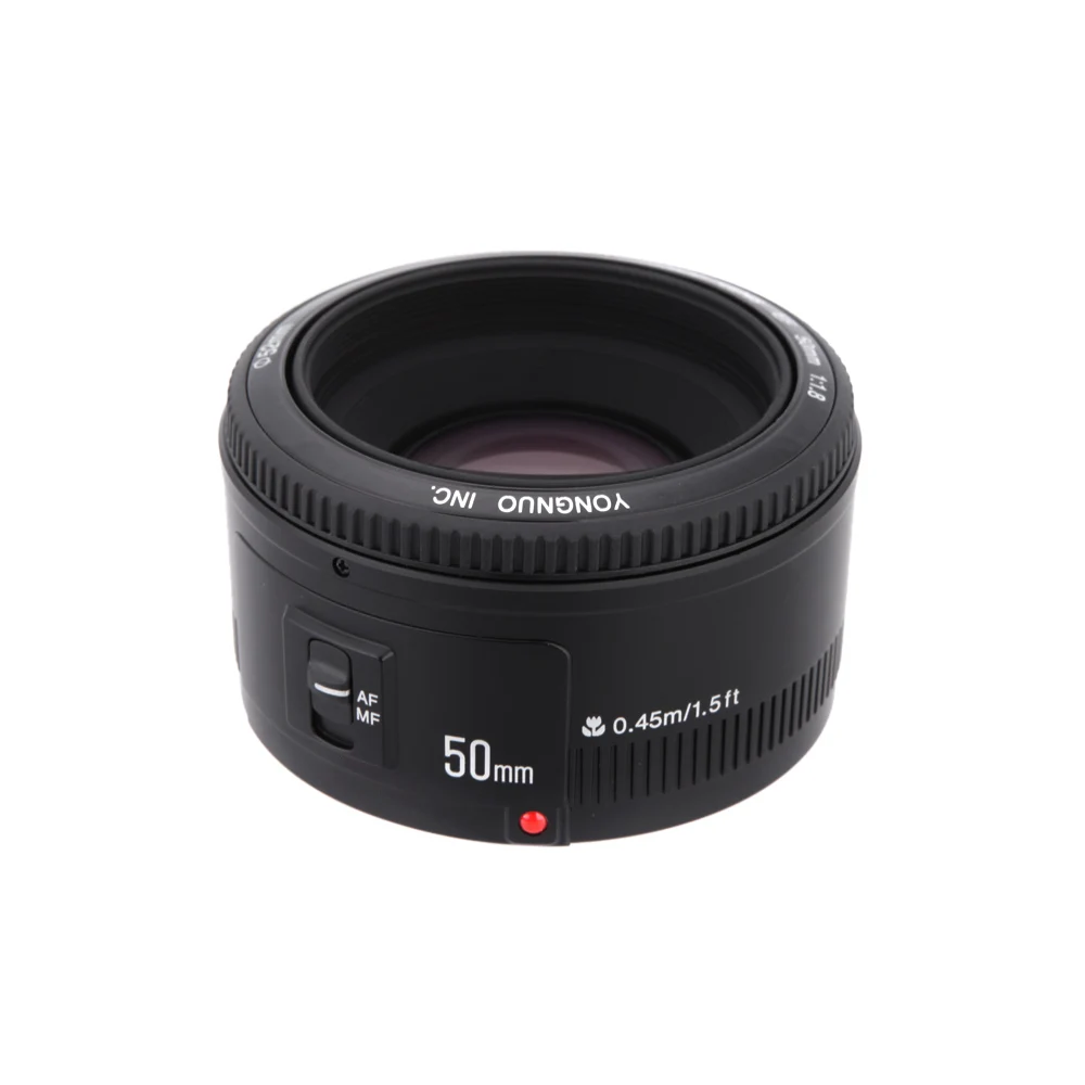 YONGNUO ю. н. EF 50 мм f / 1.8 AF 1:1. 8 стандартный премьер-объектива диафрагма автофокус для EOS цифровых зеркальных камер