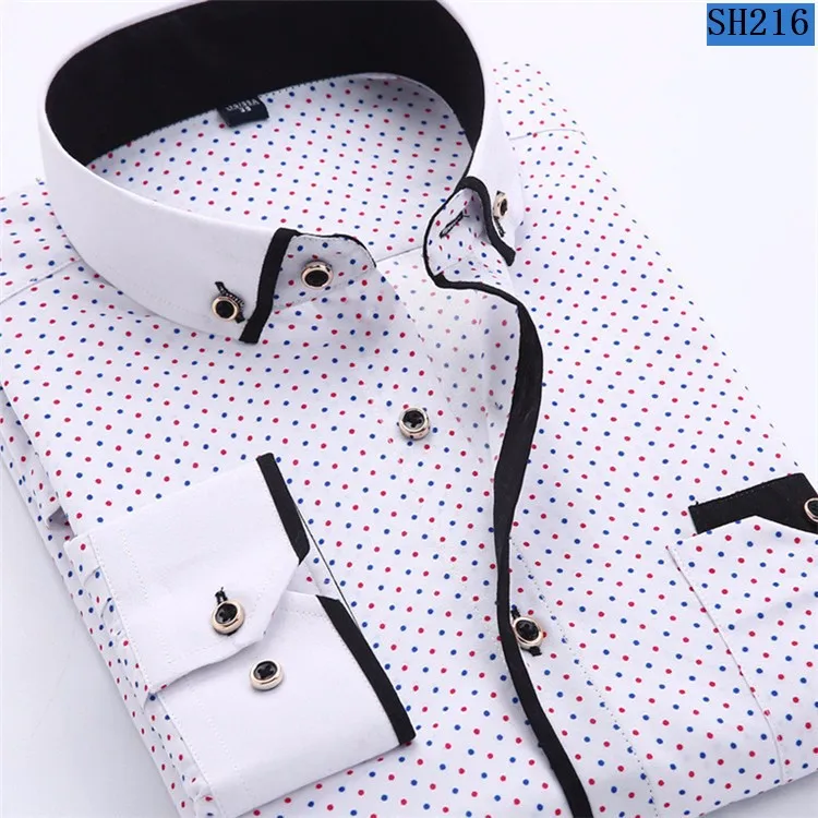 camisa social com bolinhas