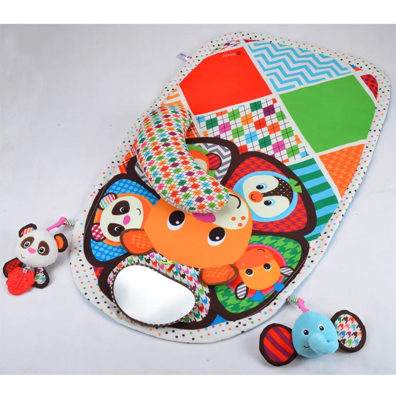 Sozzy активности ребенка ползать коврик игровой коврик Pad Прорезыватель Животные панда слон Водонепроницаемый раннее образование детские игрушки подарок
