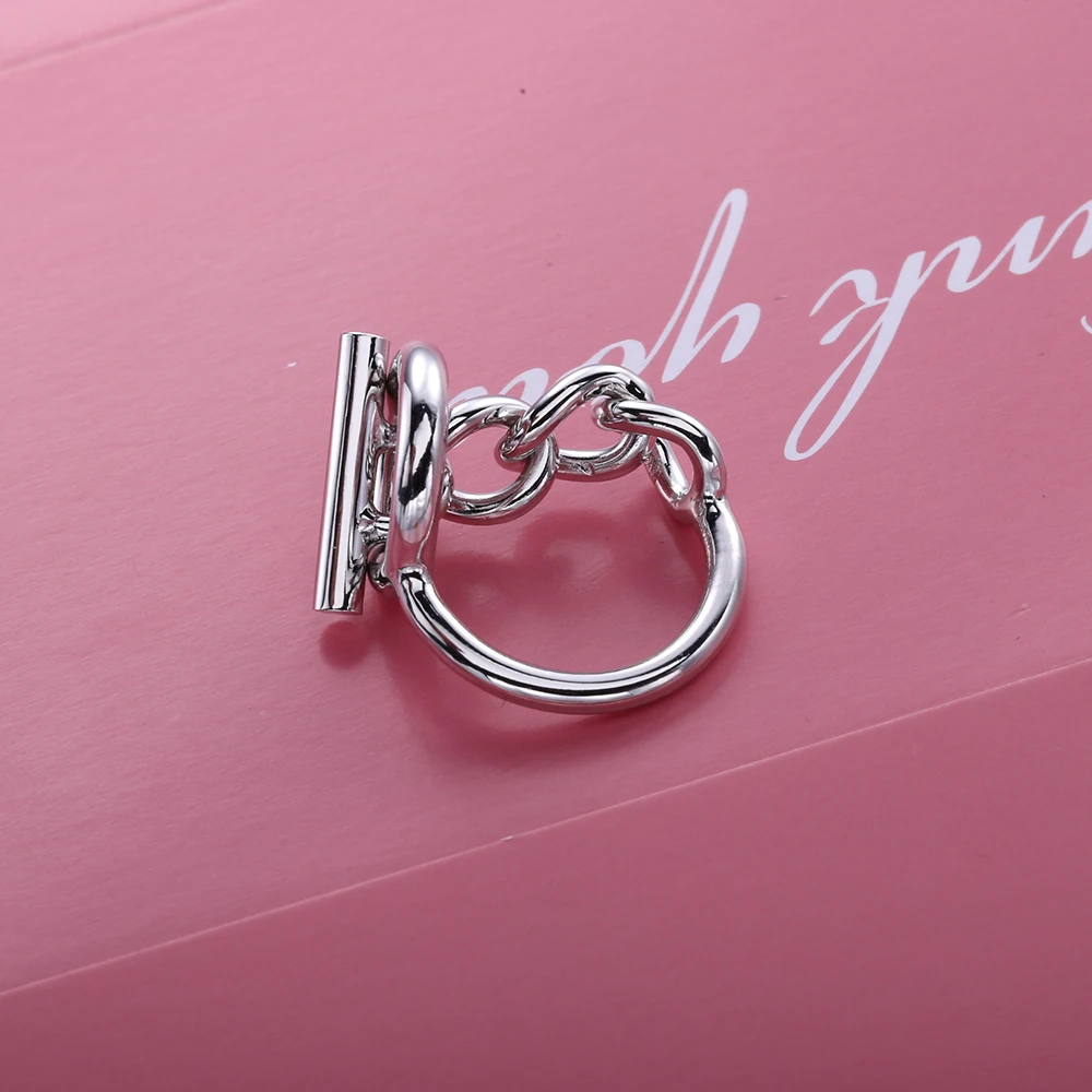 Kopen Slovecabin Vintage Mannen Sieraden Authentieke 925 Sterling Zilver Lock Trouwringen bague Femme Marage Argent Ringen Voor Vrouwen