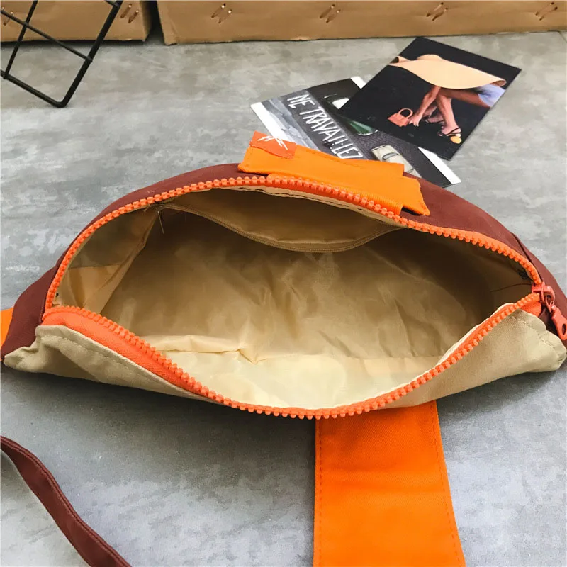 Новая поясная сумка унисекс тренд поясная сумка нагрудные сумки хип-хоп стиль банановые пакеты бум пакет Холщовый материал сумка через плечо сумка