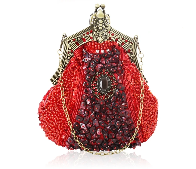 Women's_Antique_Beaded_Party_Clutch_Vintage_Purse_Evening_Handbag _red (1)