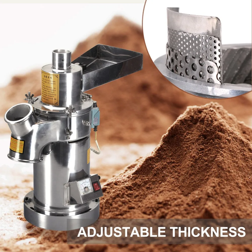New Yf31 Large Capacity Stainless Steel Electric Mill Crusher Grains Powder Grinder Machine