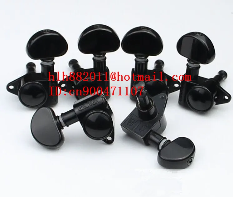 

new electric guitar tuning peg 3L+3R guitar button in black GR-9