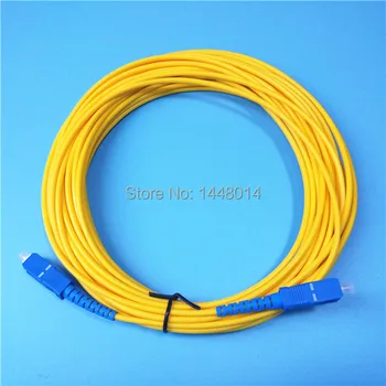 

5pcs one core square connector optic fiber cable 6M for solvent printer Flora Allwin Infiniti optical cable