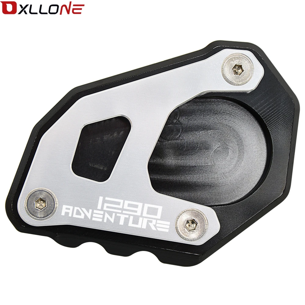BKSL ADV1290 Высокое качество мотоциклетная боковая подставка накладка увеличенная пластина боковая подставка для мотоцикла увеличенная для KTM 1290 Adventure - Цвет: BKSL ADV1290