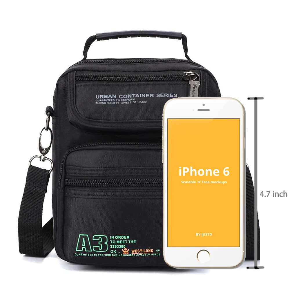  New 3707W Men Messenger Bags Casual Multifunction Small Travel Bags Waterproof Leisure Shoulder Fas - 32658343136