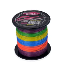 Супер сильным 8 прядь Плетеный Рыбалка линия Разноцветные 300 м pe Фтороуглерод морской flashwater Рыбалка лесы