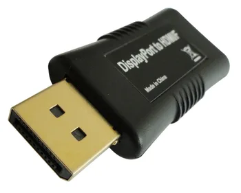 

20PCS/lot Display Port DP Male to HDMI Female Connector Adaptor Color Black with retail pack high quality factory