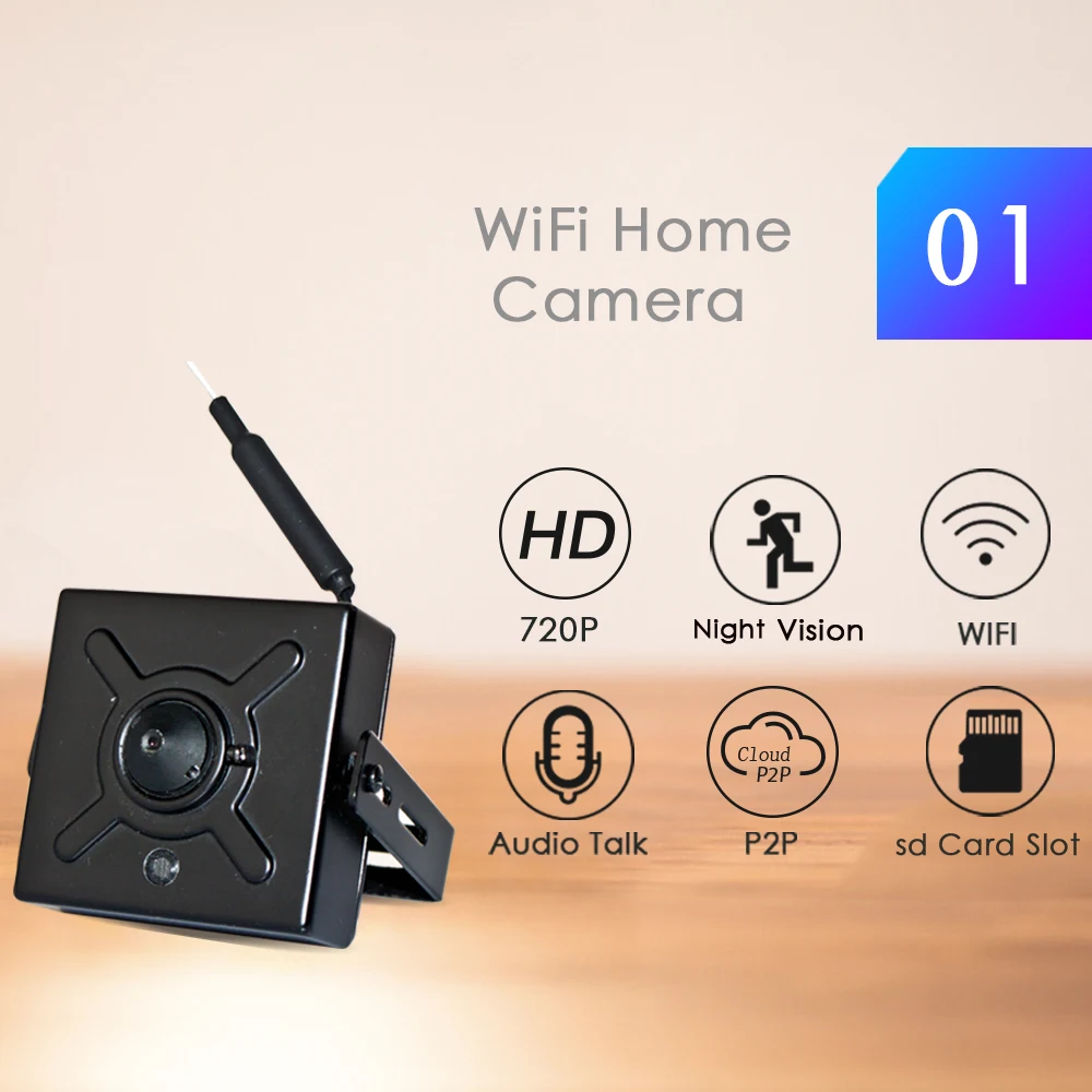Супер Мини Wi Fi камера CTVMAN 720p объектив с отверстиями видеоняня видеонаблюдения s