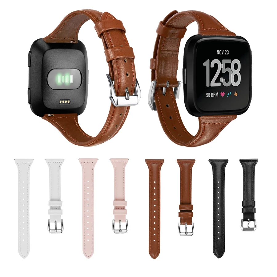 fitbit versa 2 leather strap
