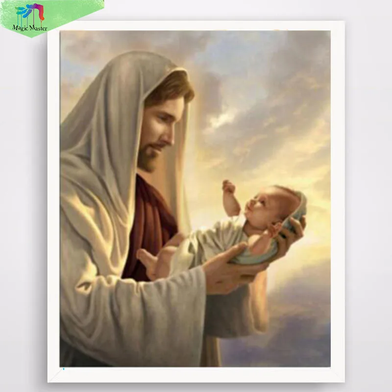 Full Diamond embroidery religion Diy Diamond painting Jesus Christ 3d