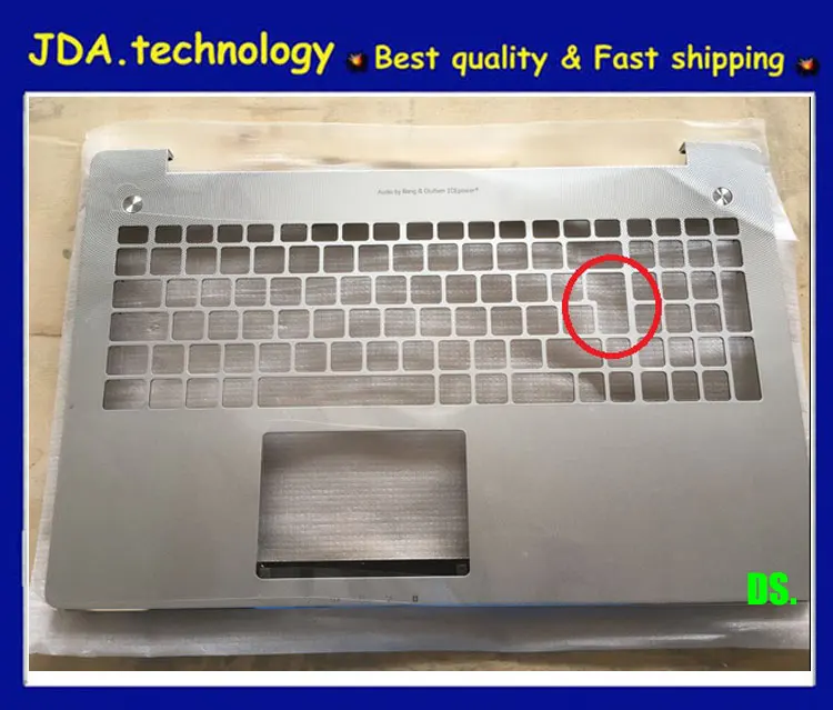 MEIRROW новая верхняя крышка ободок для Asus N550 N550JV N550JK Palmrest C UK Клавиатура 13NB00K1AM|asus n550