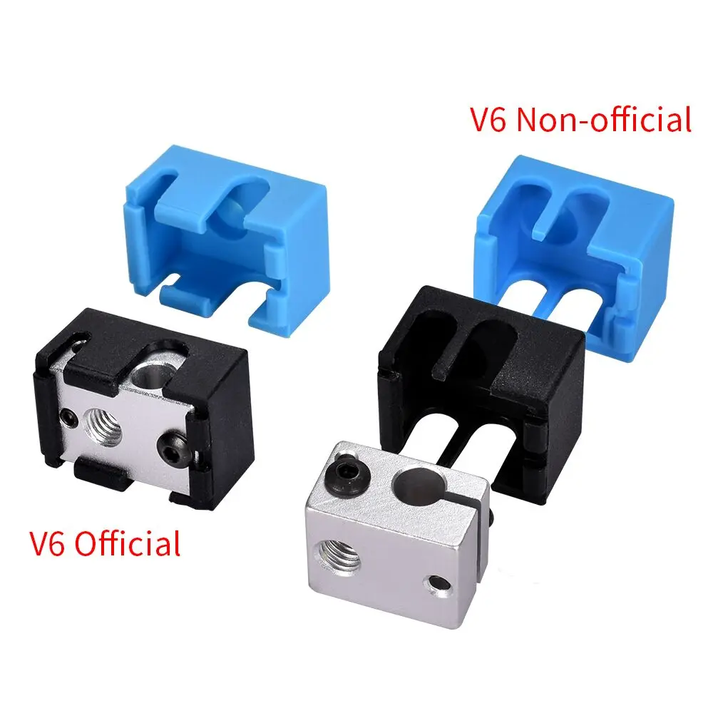 1/3/5PCS V6 Silicone Socks Support V6 Heated Block 3D Printer Parts Original J-head Hotend Bowden Extruder Reprap Heater Block 1/3/5PCS V6 Silicone Socks Support V6 Heated Block 3D Printer Parts Original J-head Hotend Bowden Extruder Reprap Heater Block