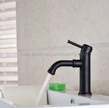 Oil Rubbed Bronze Basin Vanity Sink Faucet Single Handle Bathroom Mixer Deck Mounted Knf286 Oil Rubbed Bronze Basin Vanity Sink Faucet Single Handle Bathroom Mixer Deck Mounted Knf286