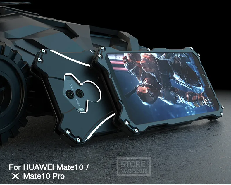 Чехол для Huawei mate 10 mate 10 Pro BATMAN Luxury Doom Heavy Duty Armor металлические алюминиевые чехлы для телефонов Huawei mate 10 Capa