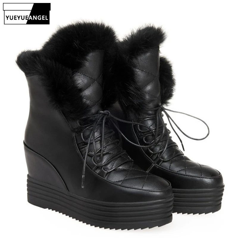 womens ankle boots with fur trim