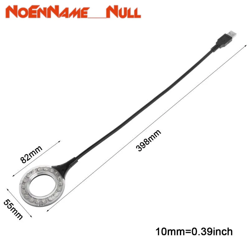 Desk Lamp LED Lamp USB Gadgets Ring LED Light USB Table Desk Lamp 5V Bright Bulb Flexible Gooseneck Adjustable Angle Reading Camping Laptop Desktop